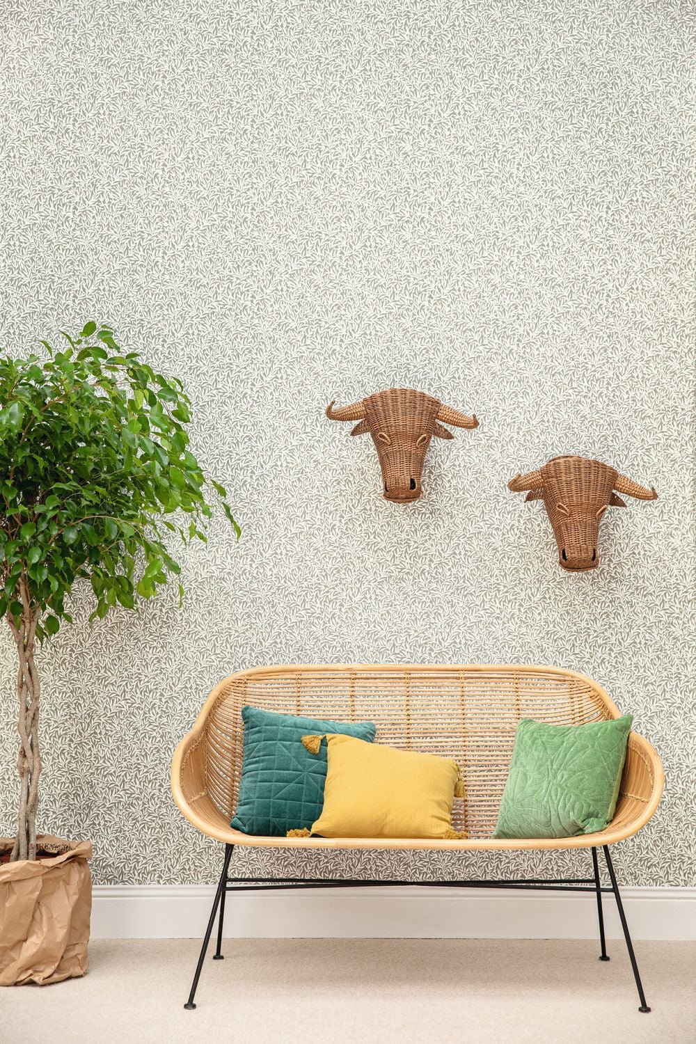 Escapade Ballade Wallpaper - Blanc Beige - Caselio - 102347070