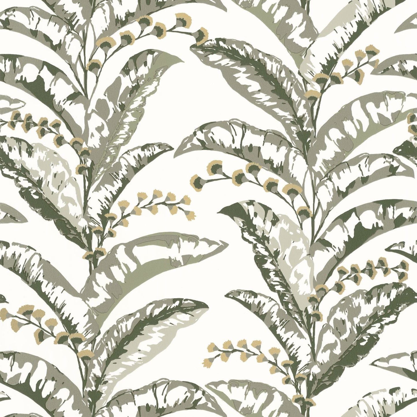 Escapade Epopee Wallpaper - Kaki - Caselio - 102337735