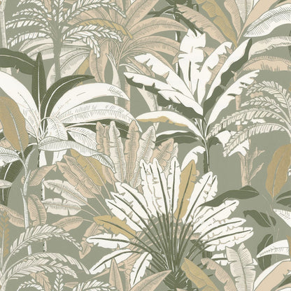 Escapade Evasion Wallpaper - Kaki Beige - Caselio - 102307128