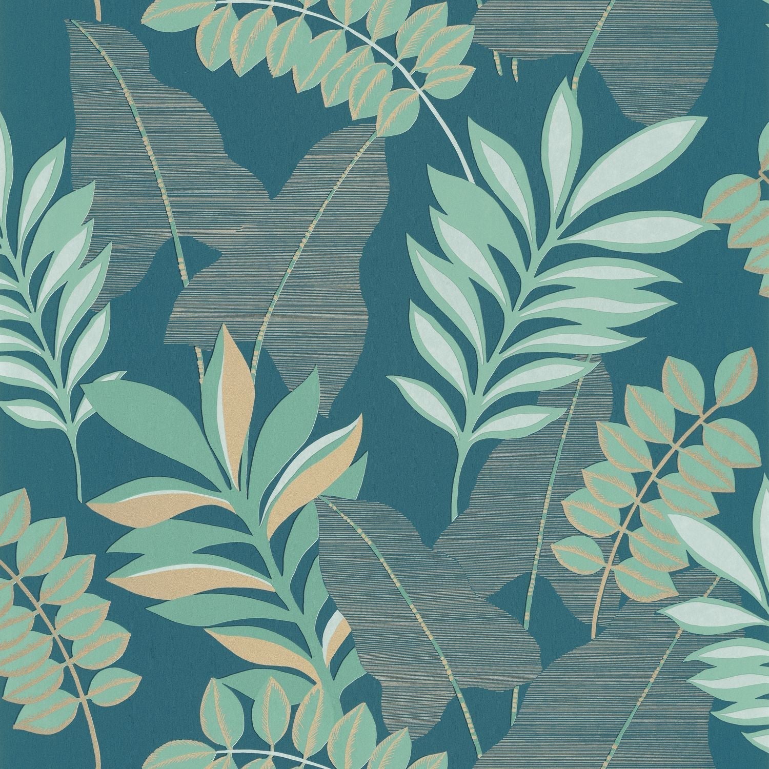 Escapade Voyage Wallpaper - Bleu Nuit - Caselio - 102326618