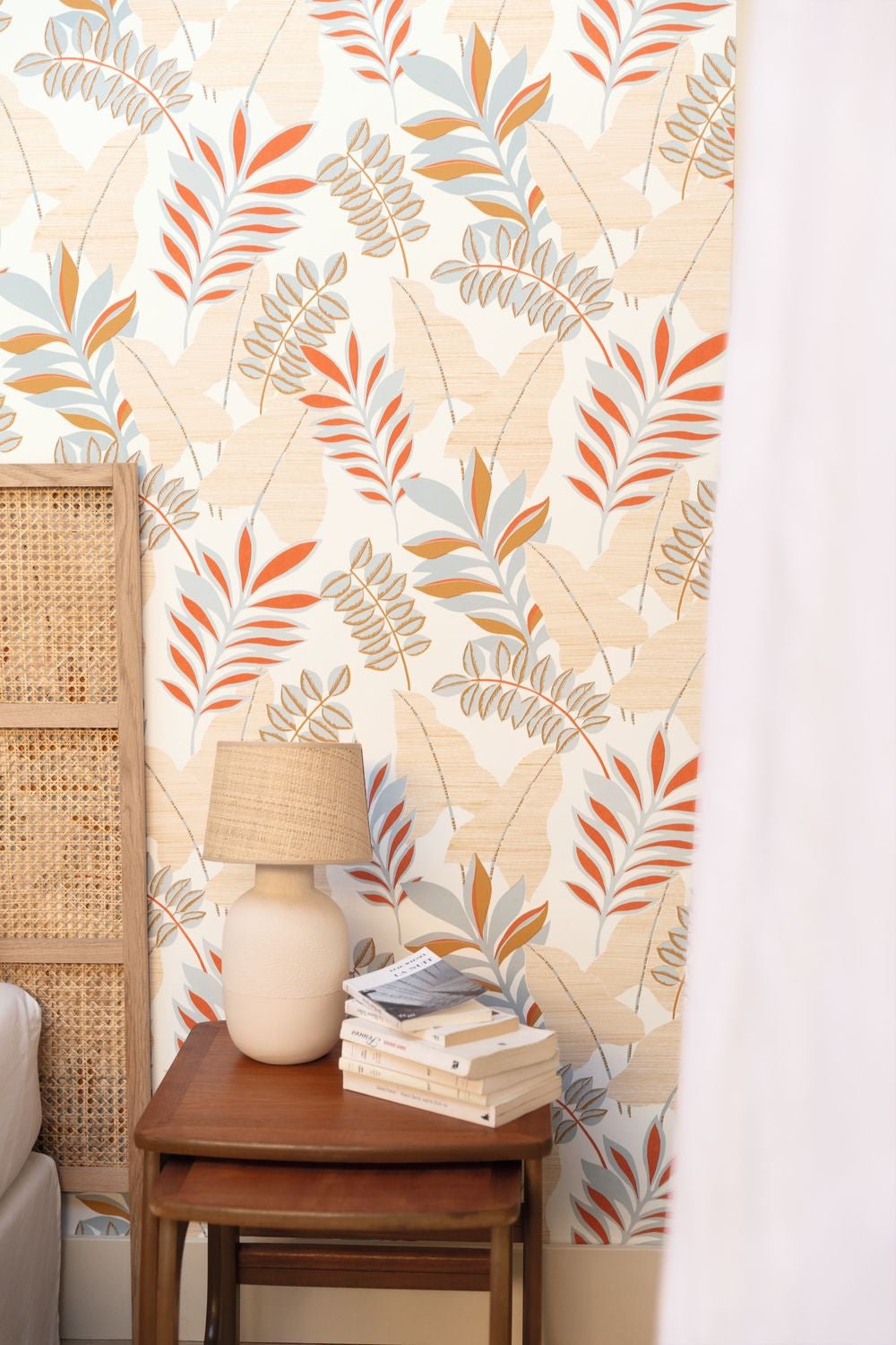 Escapade Voyage Wallpaper - Jaune Bleu Ocre - Caselio - 102322606