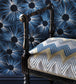Estella Wallpaper - Midnight Blue - Nina Campbell - NCW4202 - 01 - Premier Wallcovering