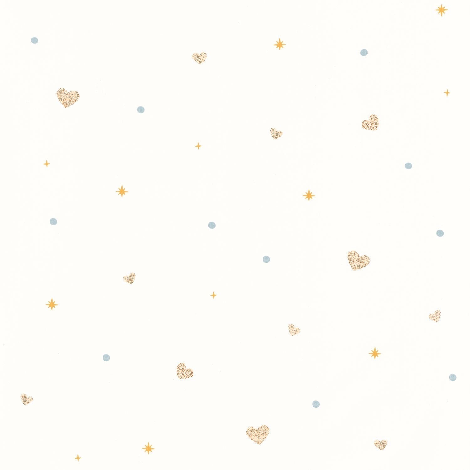 Estelle Wallpaper - Blanc Multico - Caselio - 104440674