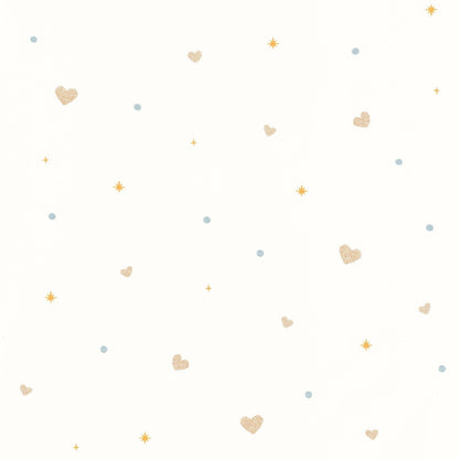 Estelle Wallpaper - Blanc Multico - Caselio - 104440674