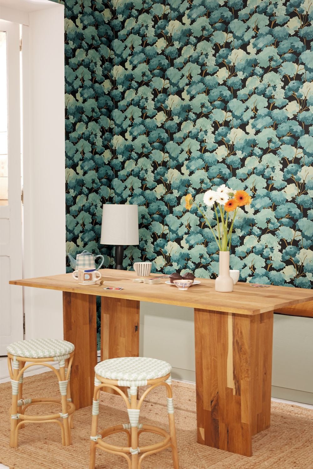 Eté Wallpaper - Vert Emeraude - Caselio - 106107290