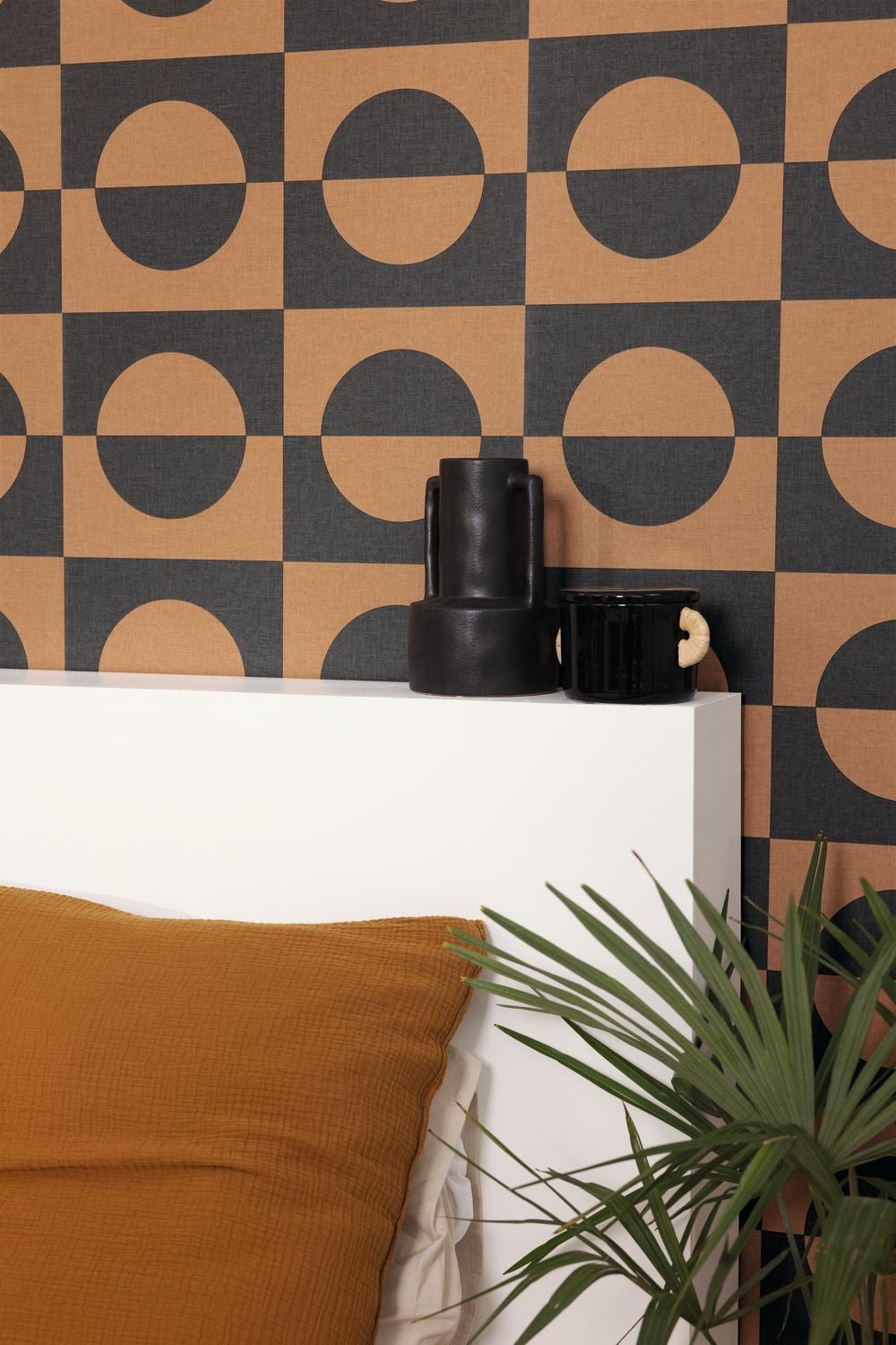 Etendu Wallpaper - Noir Beige - Caselio - 104579011