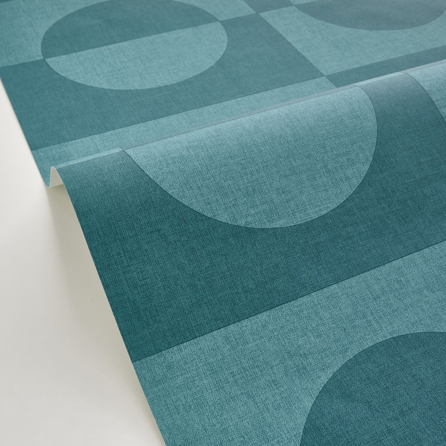 Etendu Wallpaper - Bleu Canard - Caselio - 104576000