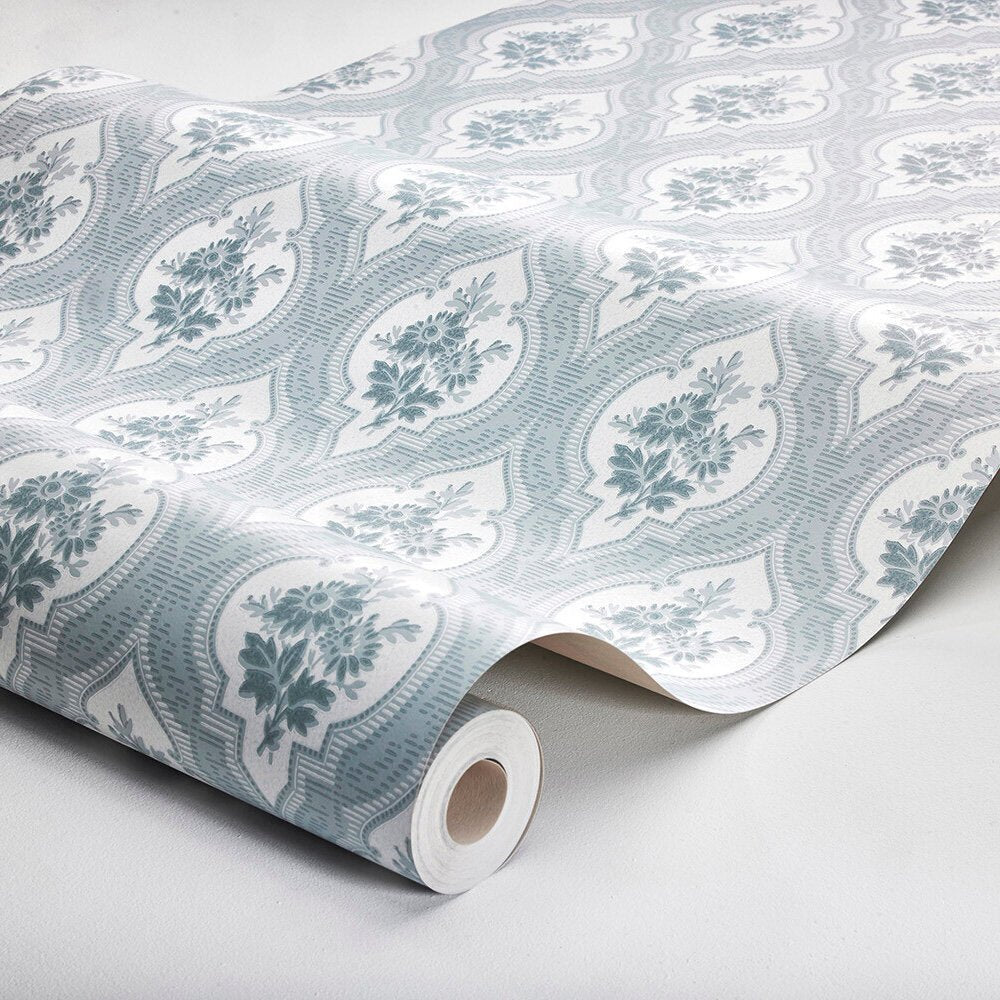 Eternal Flower Wallpaper - Blue - Boråstapeter - 4262 - Premier Wallcovering
