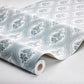 Eternal Flower Wallpaper - Blue - Boråstapeter - 4262 - Premier Wallcovering