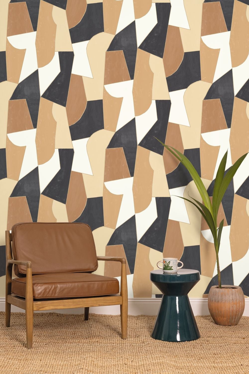 Etoffe Wallpaper - Beige Noir - Caselio - 104511090