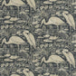Euphrate Babylone Wallpaper - Encre / Naturel - Casadeco - 89736500 - Premier Wallcovering
