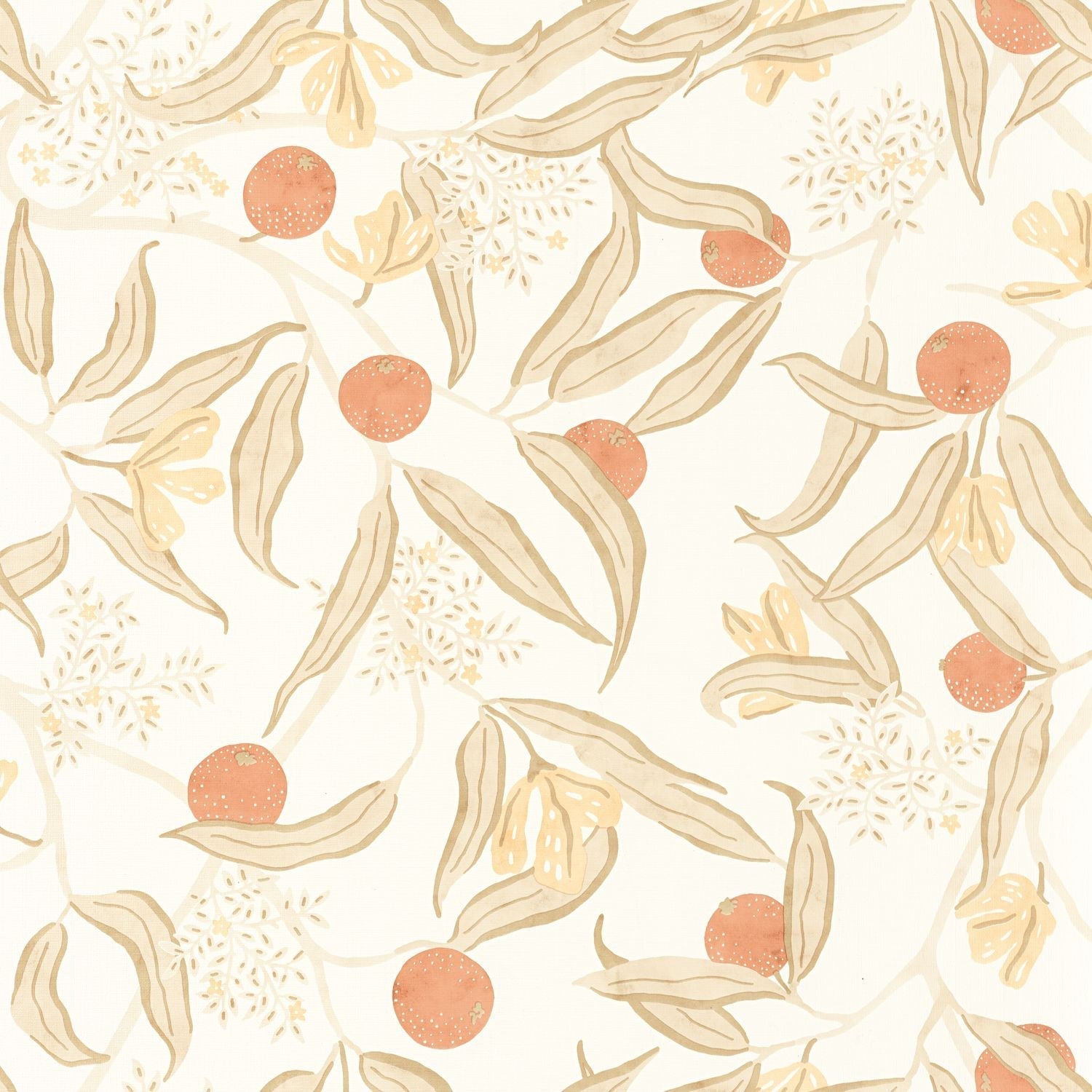 Eurydice Wallpaper - Beige Orange - Caselio - 103611130