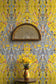 Ex Libris Wallpaper - Mitra Yellow - Timorous Beasties - ROR/XLIB/PRL/08 - Premier Wallcovering