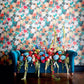 Exuberance Wallpaper - Tangerine/Sepia - Harlequin - HSTO111474