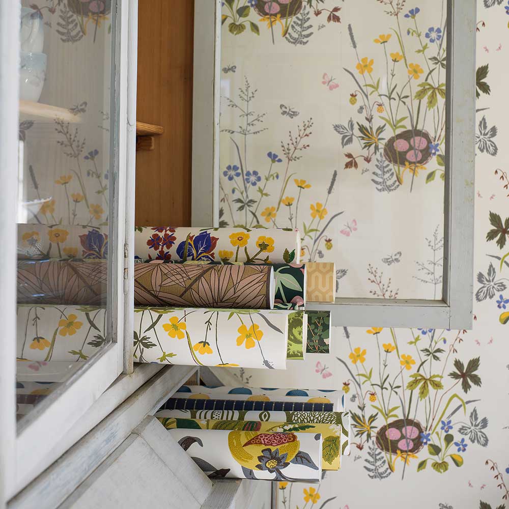 Fagelbo Wallpaper - Multi - coloured - Boråstapeter - 1961 - Premier Wallcovering