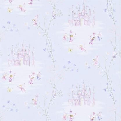 Fairy Castle Wallpaper - Blue - Sanderson - DLIT214045