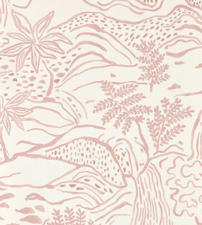Falling Foss Wallpaper - Dusk Pink - Scion - NSCW113265