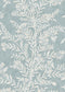 Fan Flower Wallpaper - Sky - Lewis & Wood - Premier Wallcovering