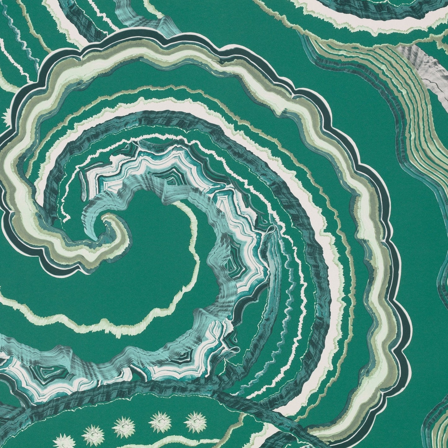 Fantasia Wallpaper - Malachite - Romo - Temperley London - W449/05 - Premier Wallcovering