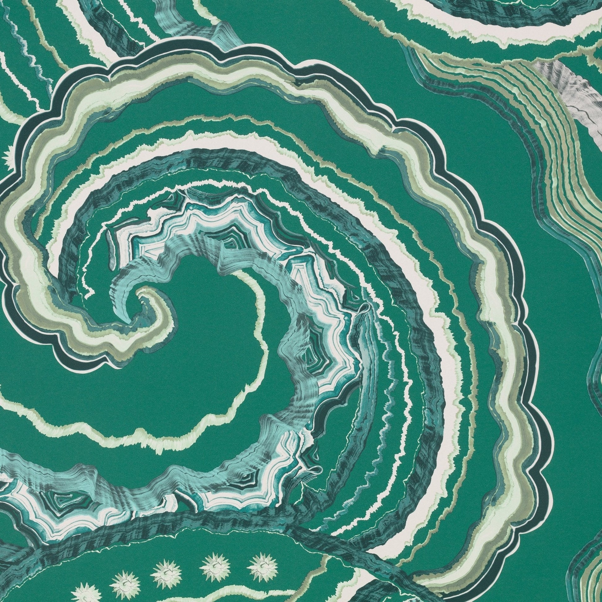 Fantasia Wallpaper - Malachite - Romo - Temperley London - W449/05 - Premier Wallcovering