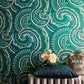 Fantasia Wallpaper - Malachite - Romo - Temperley London - W449/05 - Premier Wallcovering
