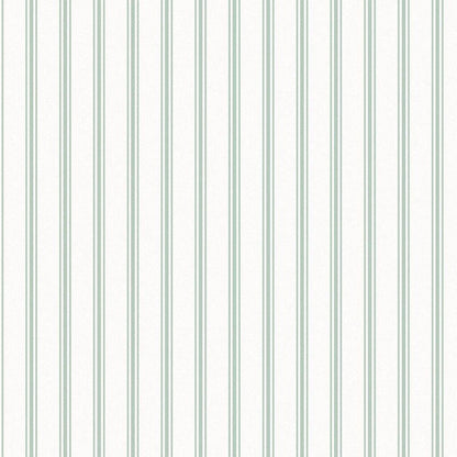 Farnworth Stripe Wallpaper - Sage Green - Laura Ashley - 118483 - Premier Wallcovering