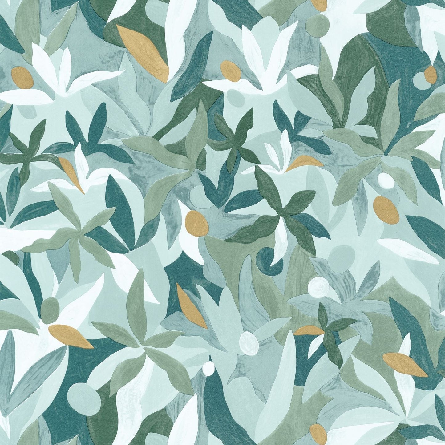 Fauve Wallpaper - Emeraude - Caselio - 102167199