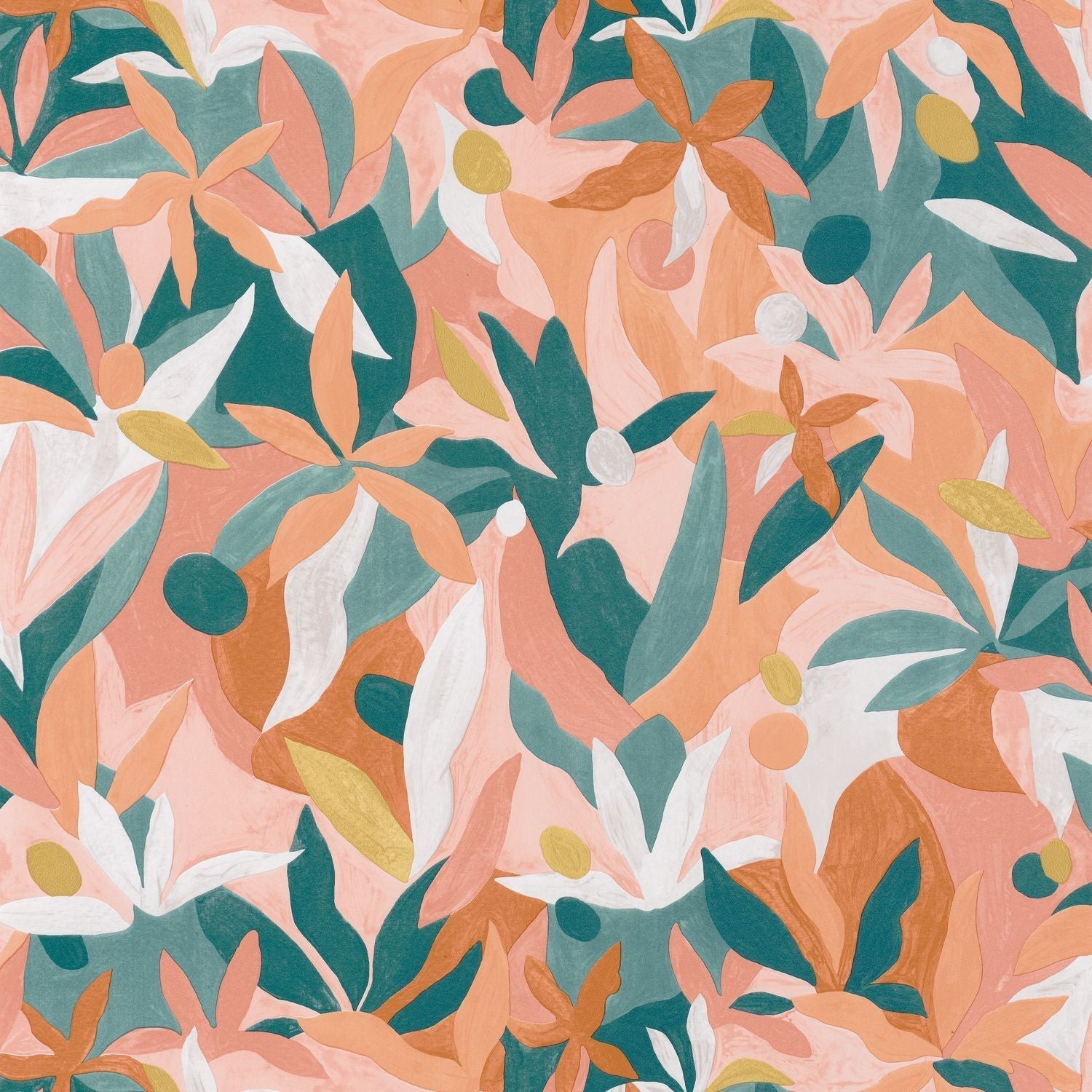 Fauve Wallpaper - Terracotta Rose - Caselio - 102163049