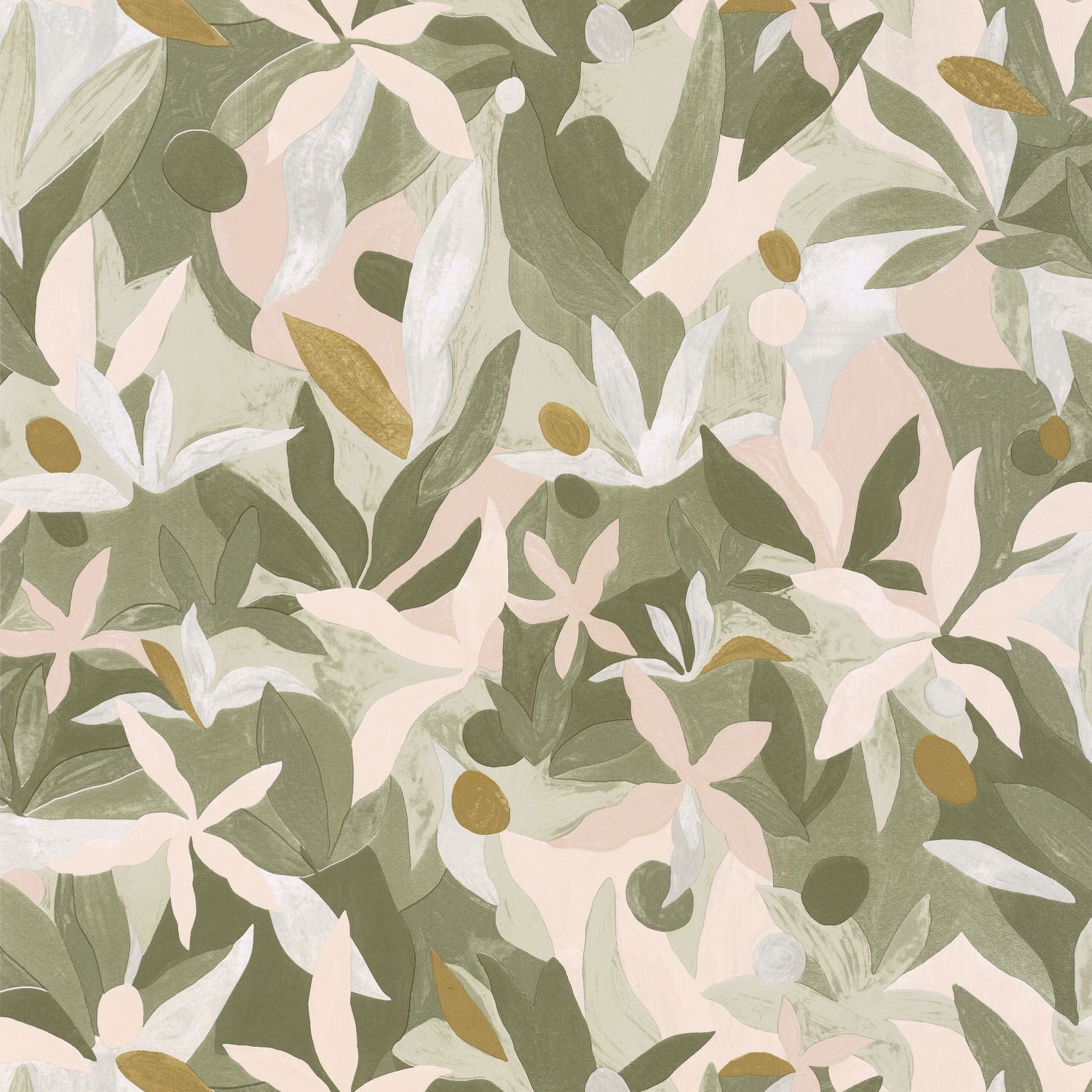 Fauve Wallpaper - Kaki/ Beige - Caselio - 102167009