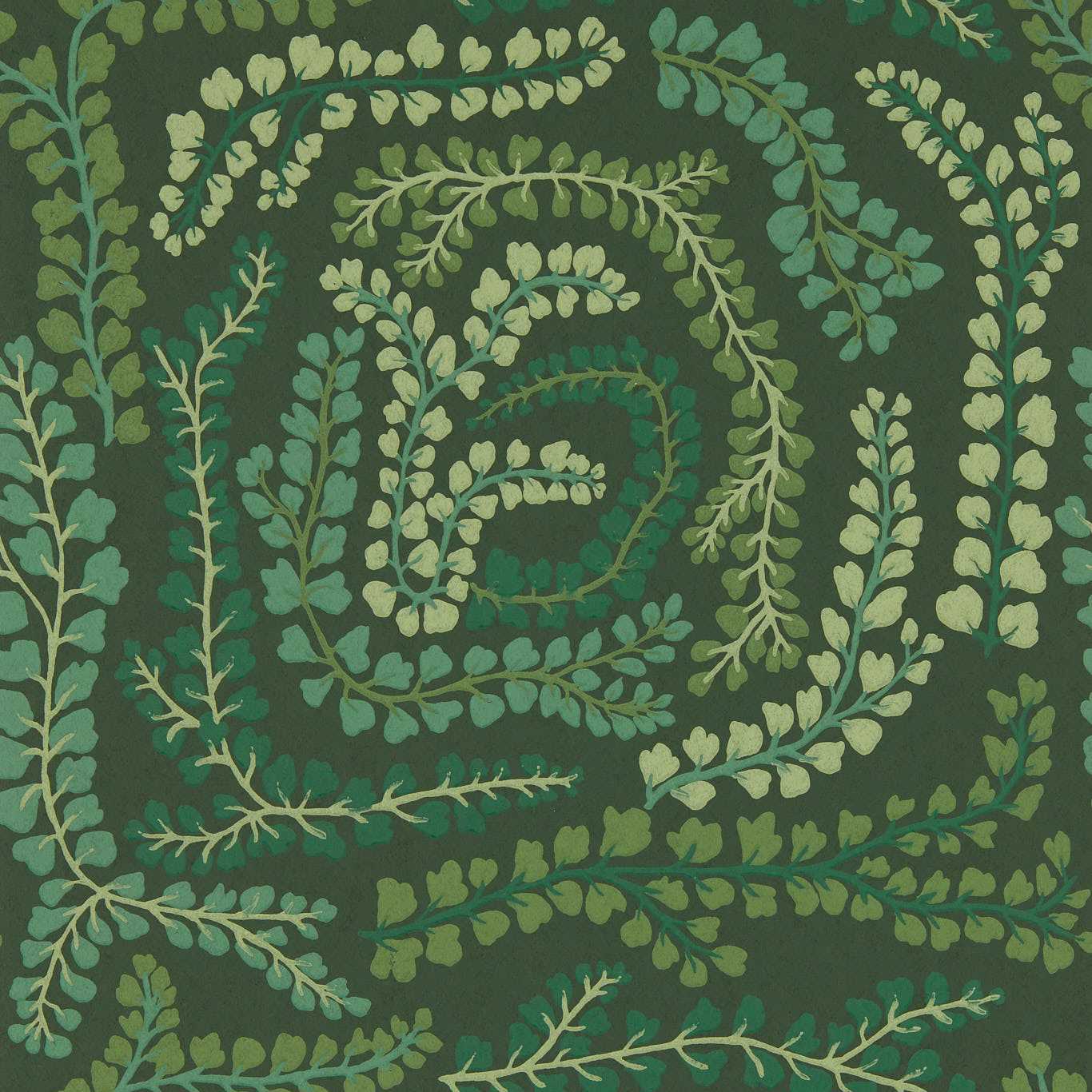Fayola Wallpaper - Fig Leaf/Clover - Harlequin - HC4W113019