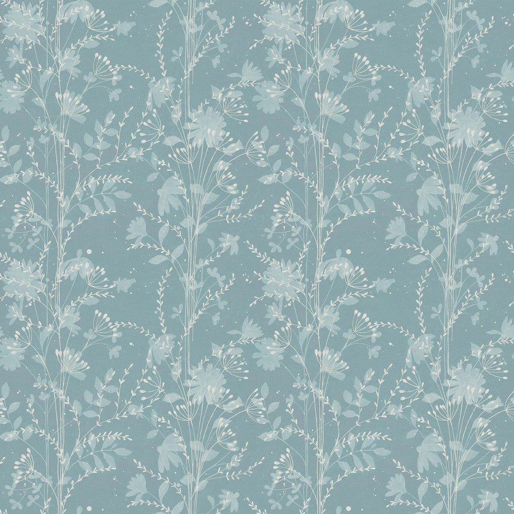 Fennelton Wallpaper - Pale Newport Blue - Laura Ashley - 121079 - Premier Wallcovering