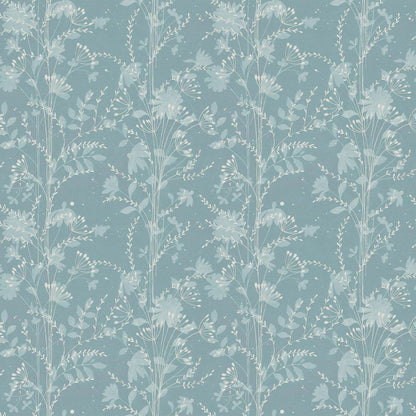 Fennelton Wallpaper - Pale Newport Blue - Laura Ashley - 121079 - Premier Wallcovering