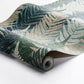 Fern Forest Wallpaper - Blue - Green and Beige - Boråstapeter - 1162 - Premier Wallcovering