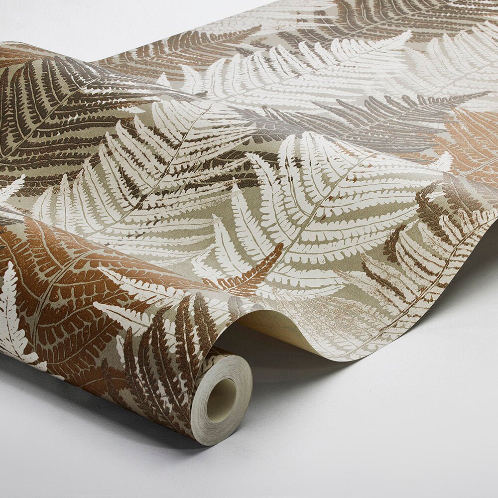 Fern Forest Wallpaper - Brown - Boråstapeter - 4707 - Premier Wallcovering