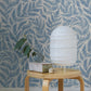 Ferns Wallpaper - Blue - Boråstapeter - 7790 - Premier Wallcovering