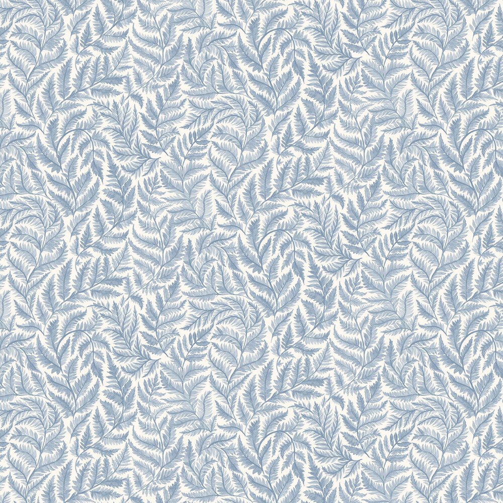 Ferns Wallpaper - Blue - Boråstapeter - 7790 - Premier Wallcovering