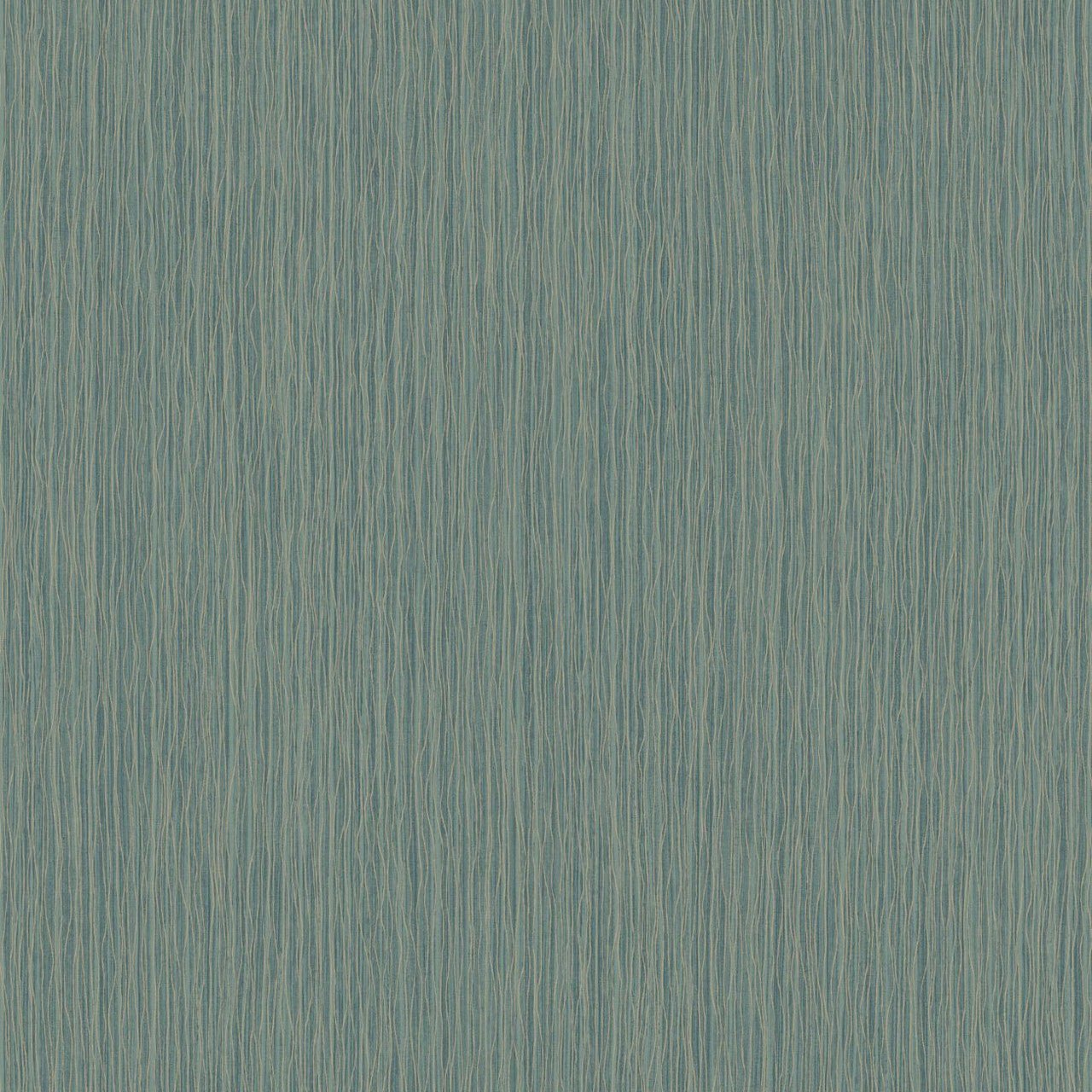 Fiber Wallpaper - Bleu Emeraude - Casadeco - 82396899 - Premier Wallcovering