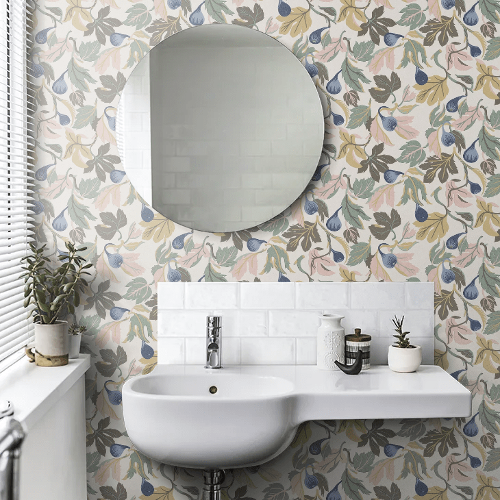 Figs Wallpaper - Blush - Boråstapeter - 2063 - Premier Wallcovering