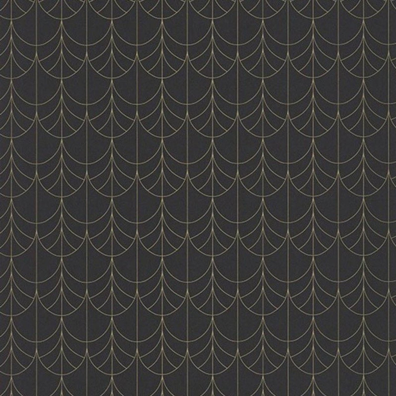Filament Belle Epoque Wallpaper - Noir - Casadeco - 82269512 - Premier Wallcovering