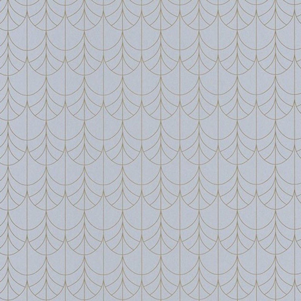 Filament Belle Epoque Wallpaper - Bleu - Casadeco - 82266129 - Premier Wallcovering