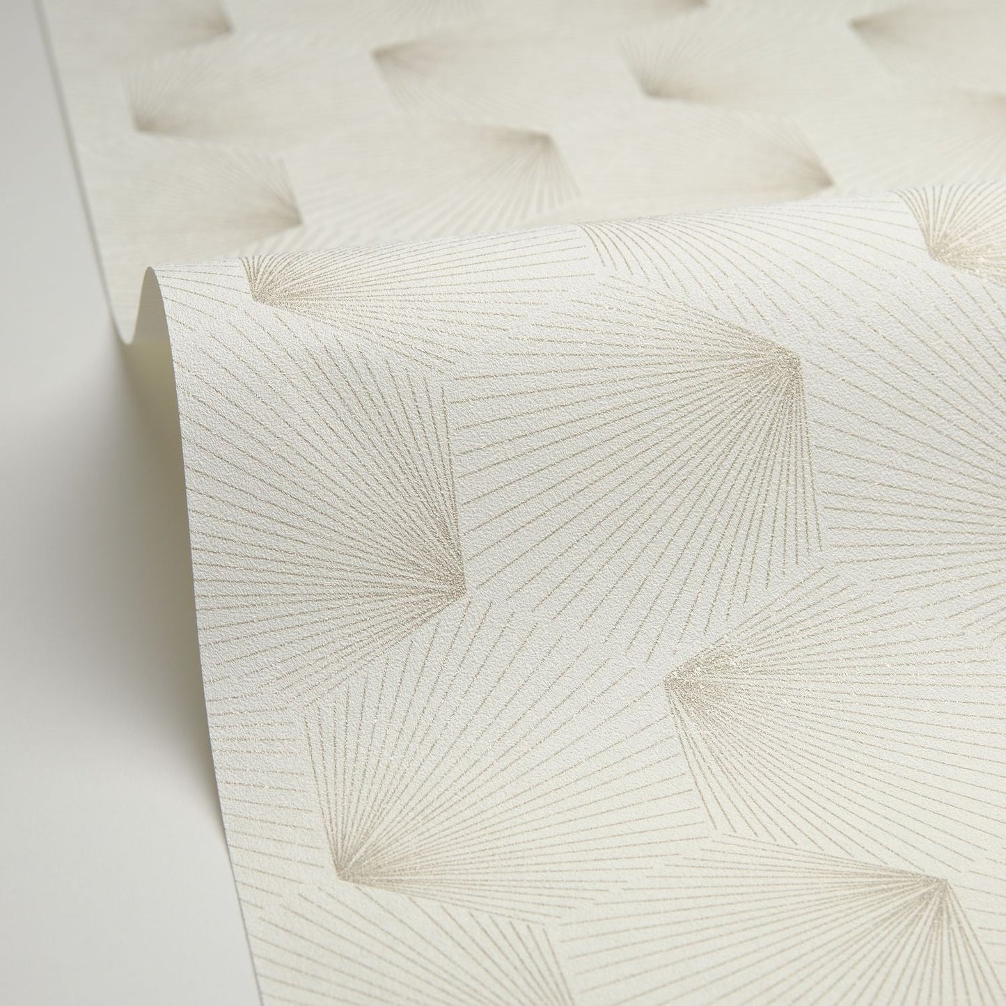 Filament Wallpaper - Gris Souris Argent - Caselio - 105520945