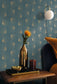 Filament Wallpaper - Bleu - Caselio - 105526115