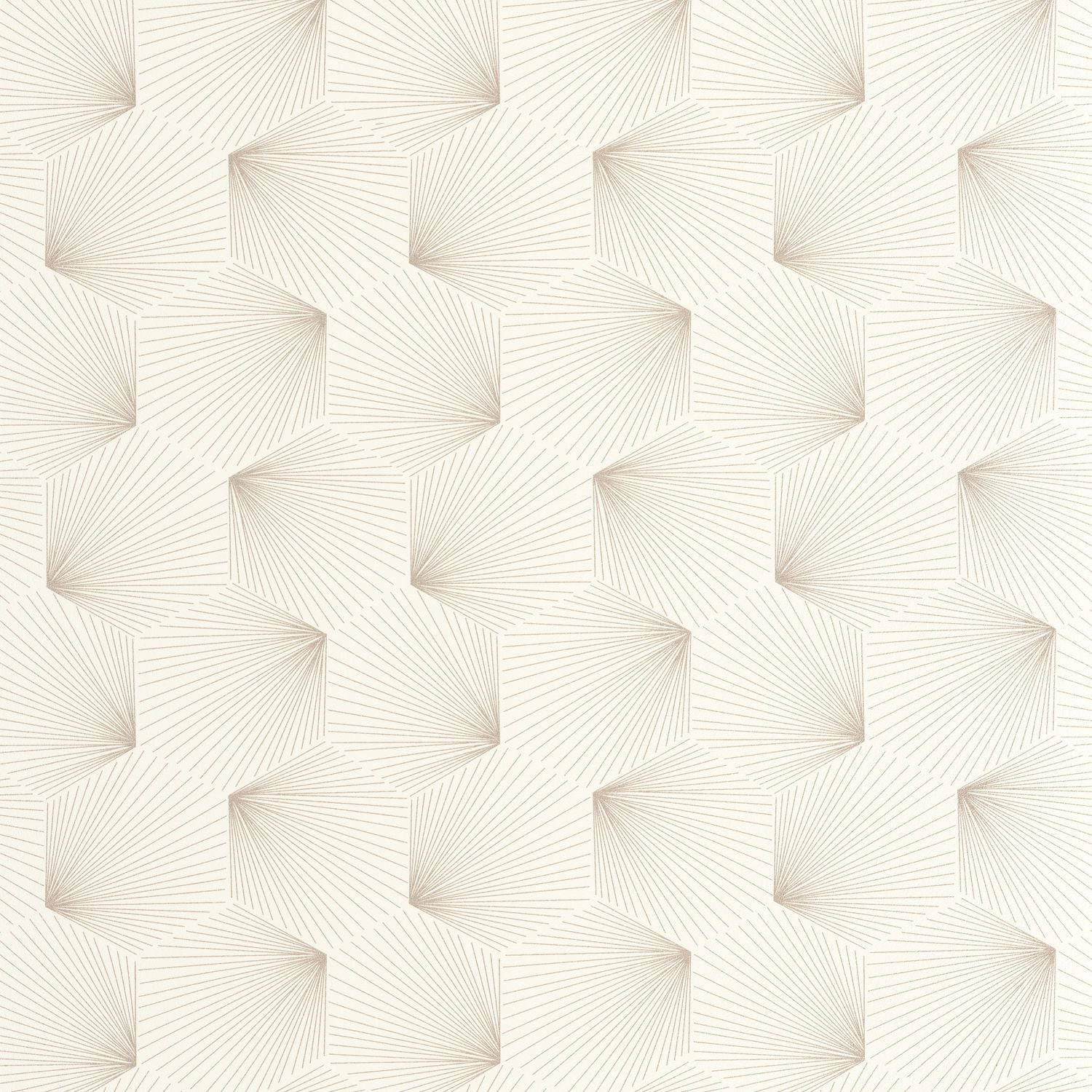 Filament Wallpaper - Gris Souris Argent - Caselio - 105520945