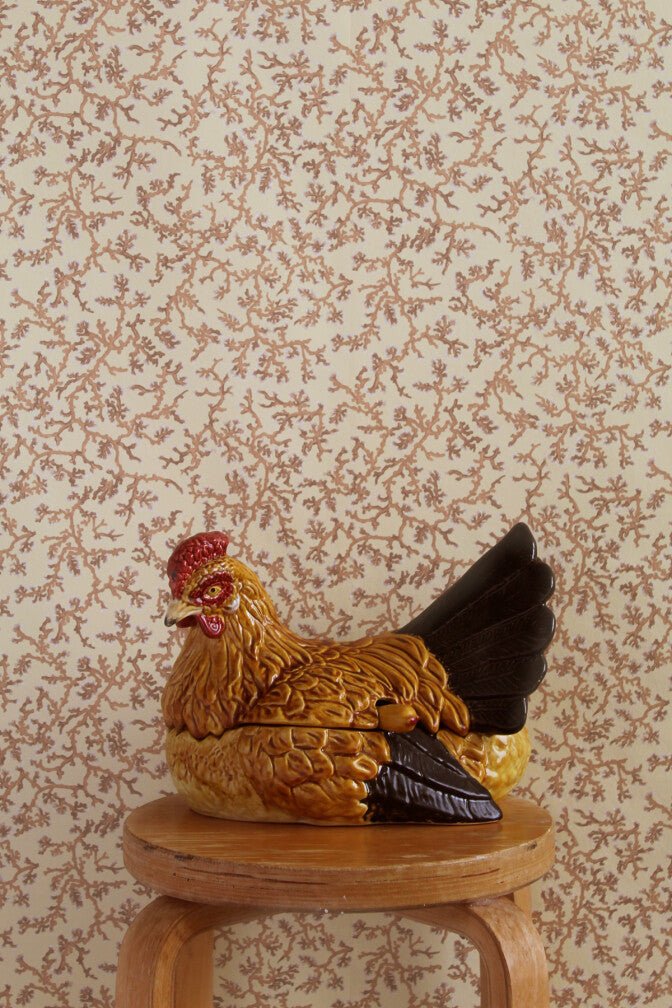 Fine Coral Wallpaper - Sandtan - Timorous Beasties - SSC/FCOR/FIB/04 - Premier Wallcovering