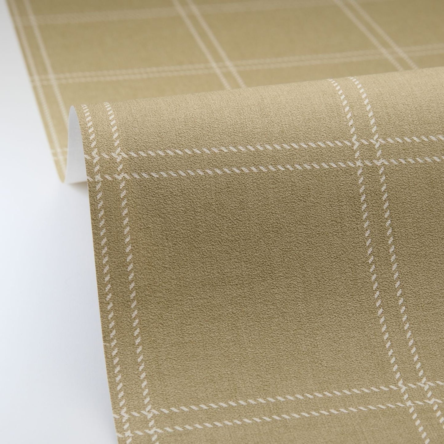 Fine Lines Wallpaper - Olive - Caselio - 106757156