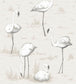 Flamingos Wallpaper - Chalk & Soot on Snow - 95/8046 - Cole & Son - Premier Wallcovering