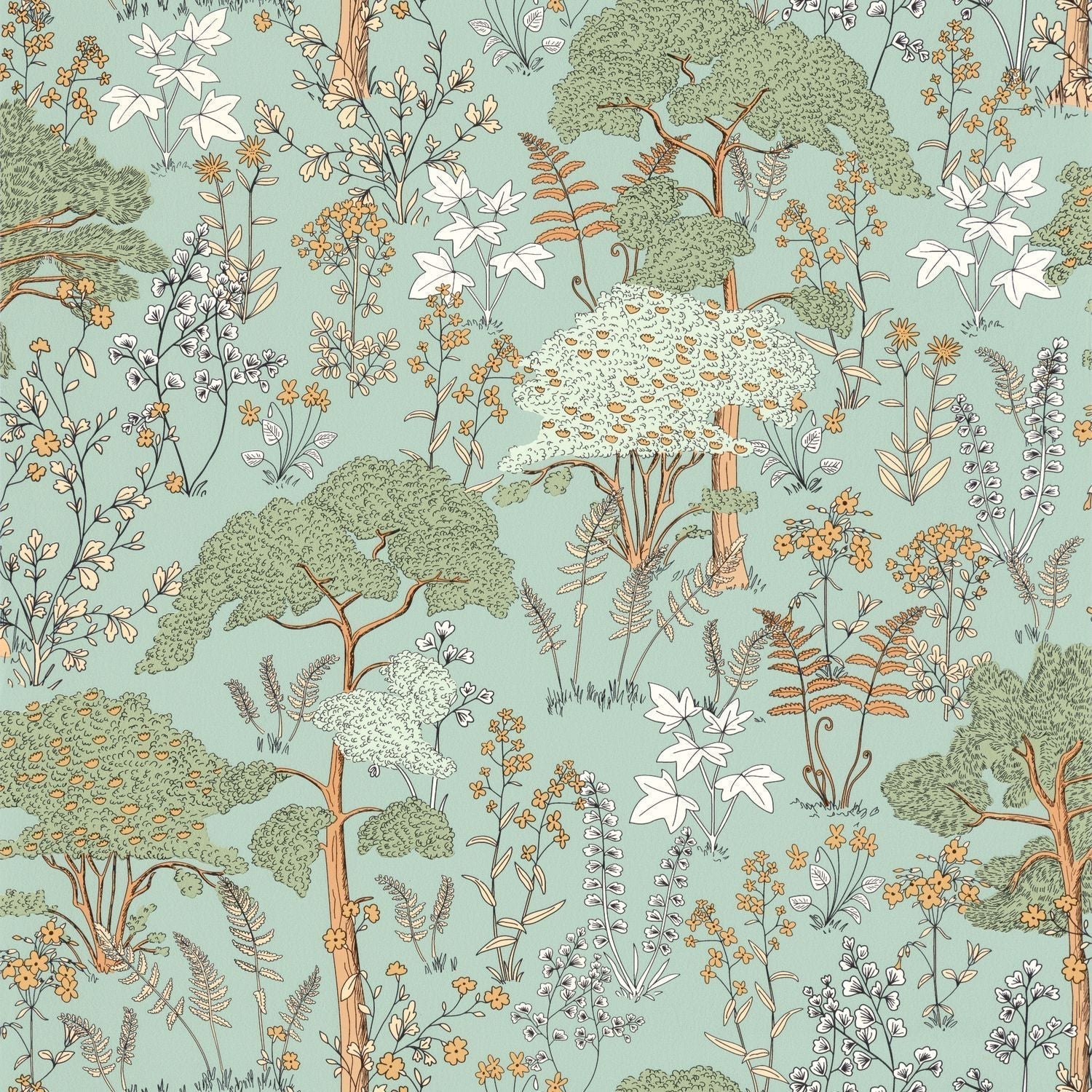 Flaner Wallpaper - Menthe - Caselio - 103557007