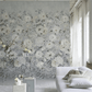Fleur Blanche Wallpaper - Platinum - PDG1172/02 - Designers Guild