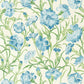 Fleur de Joie Wallpaper - French Blue/Succulent/Soft Focus - HRTW113134 - Harlequin - Premier Wallcovering