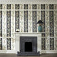 Flora Fantasia Stripe Wallpaper - Noir - House of Hackney - 1-WA-FLF-DI-STR-XXX-004